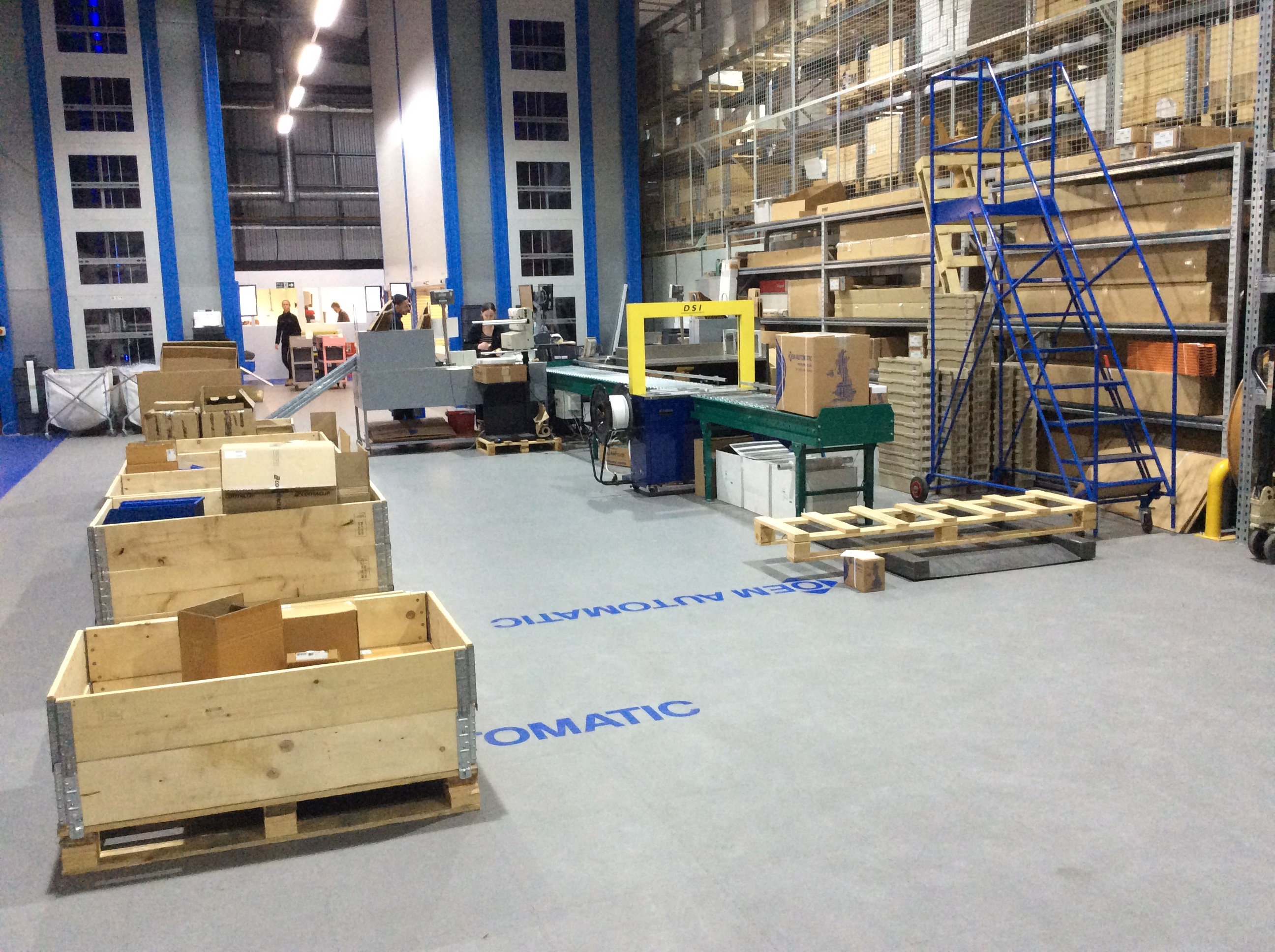 Ecotile Flooring In A Warehouse - The Value Of Exhibitions